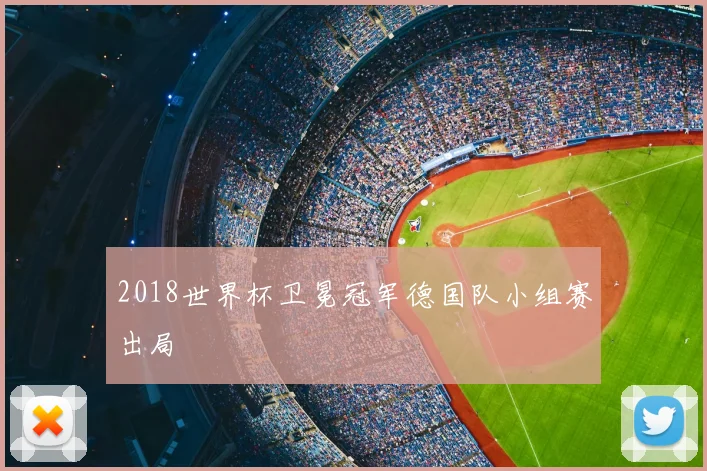2018世界杯卫冕冠军德国队小组赛出局